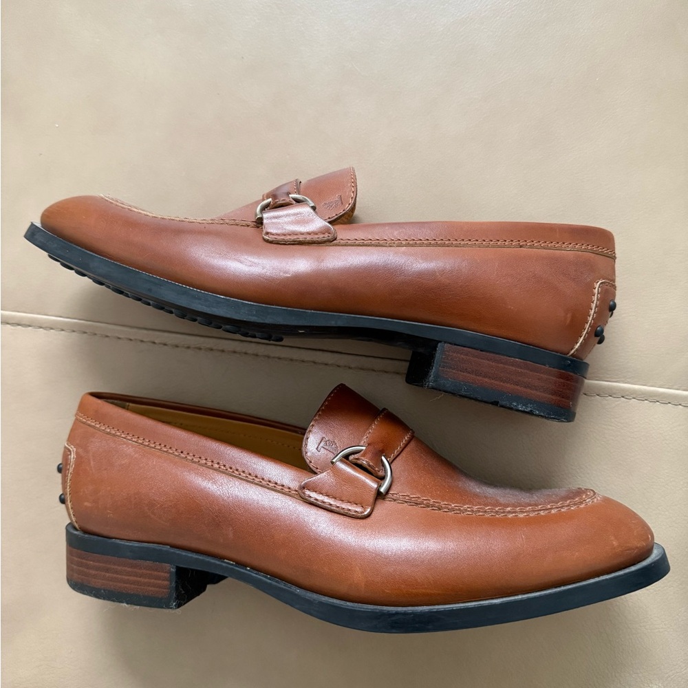 Neiman Marcus Tod Tan Leather Loafers